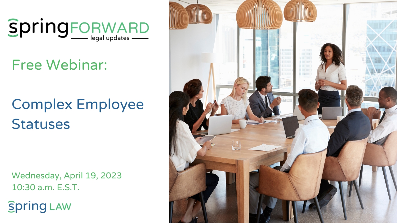 Free Webinar: Complex Employee Statuses